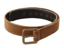 Elegant Engraved Buckle Leather Belt sold by Louxly