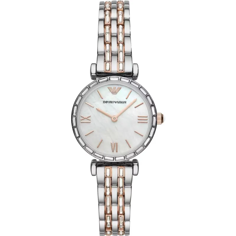 Elegant Silver Dial Stainless Steel Women's Watch sold by Louxly