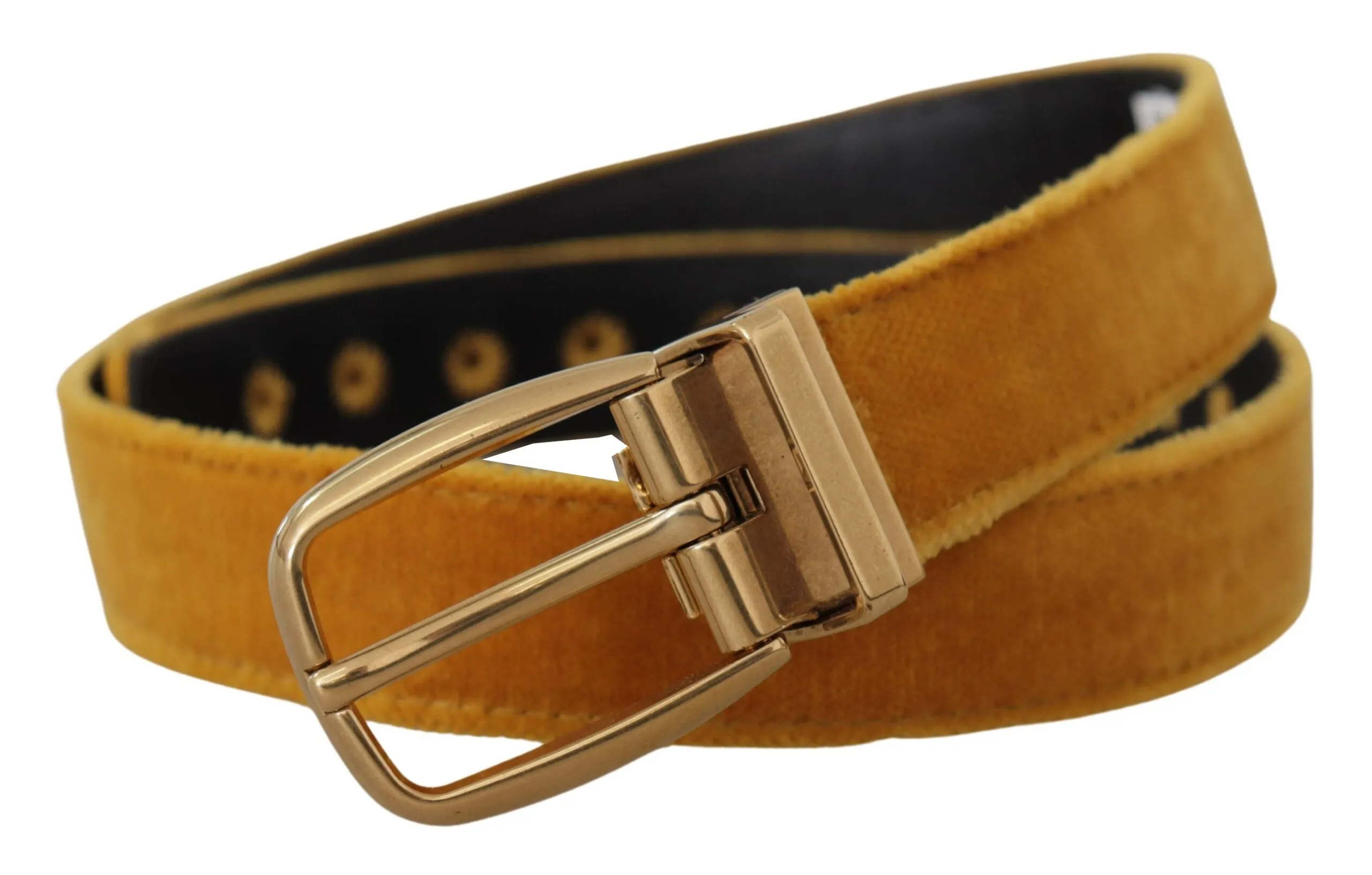 Elegant Velvet Gold Buckle Women's Belt sold by Louxly product image thumbnail 2