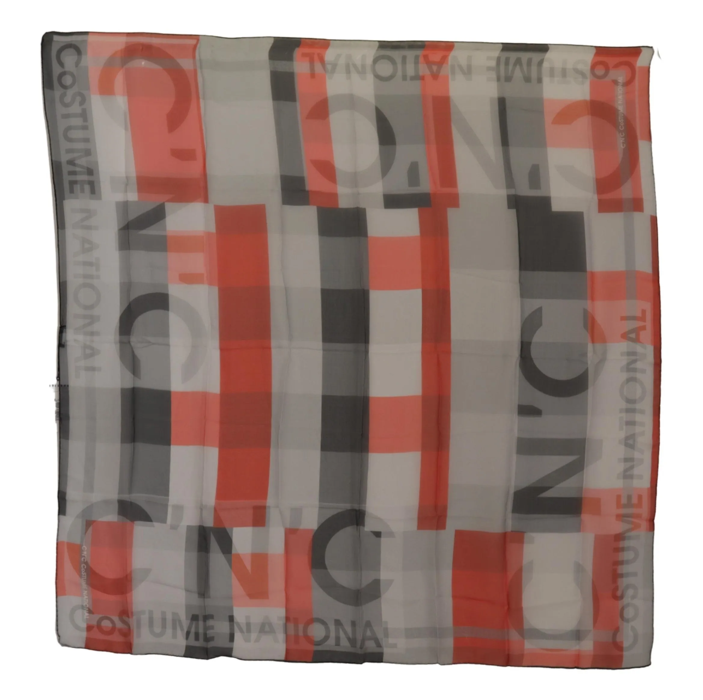 Elegant Silk Checkered Scarf sold by Louxly product image thumbnail 3