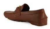 Elegant Medusa-Embossed Leather Loafers sold by Louxly