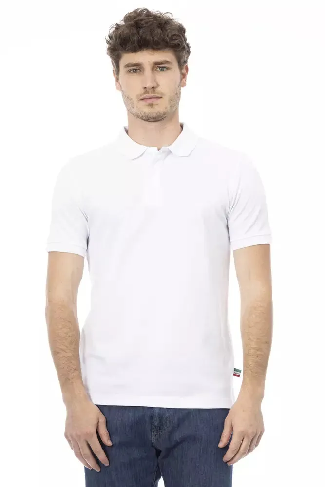 White Cotton Men Polo sold by Louxly
