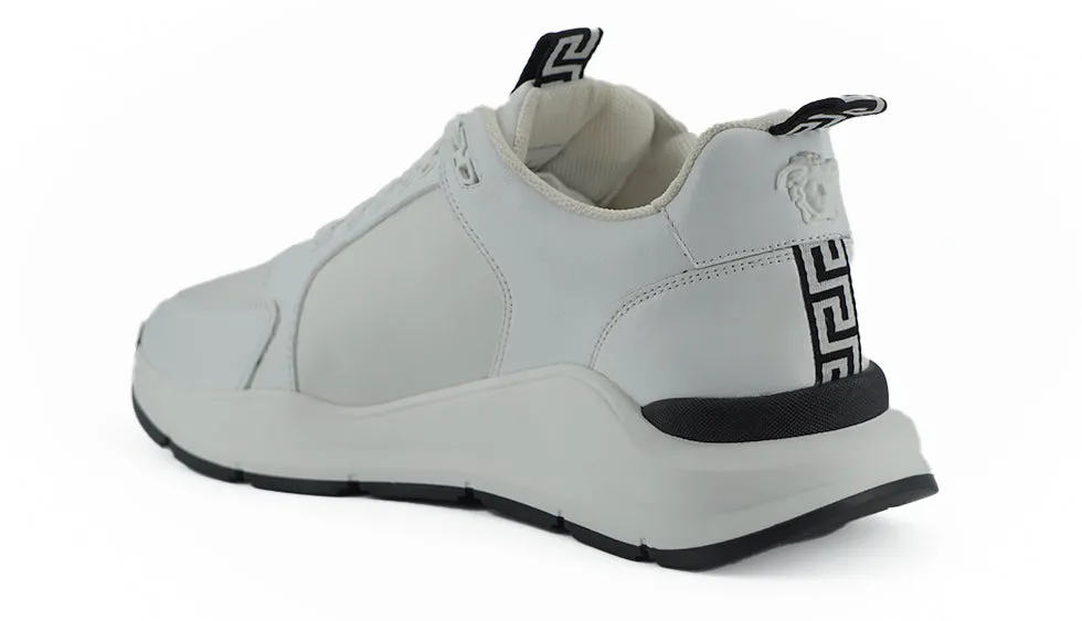 Sleek White Calf Leather Sneakers sold by Louxly product image thumbnail 3