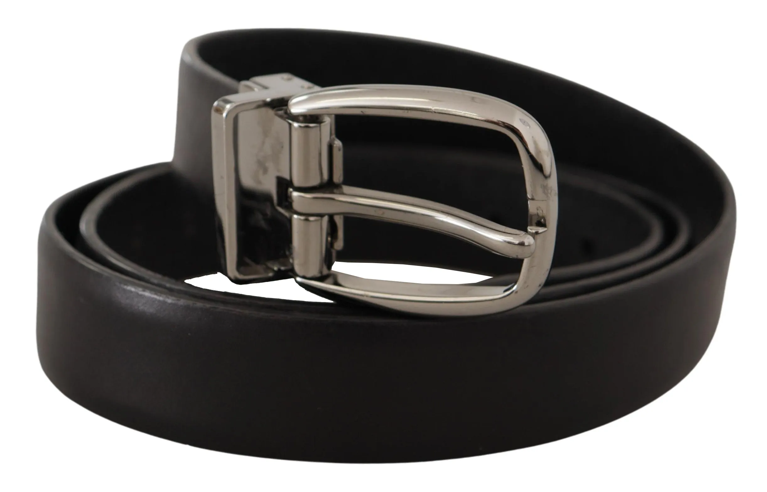 Elegant Black Leather Designer Belt sold by Louxly product image thumbnail 3