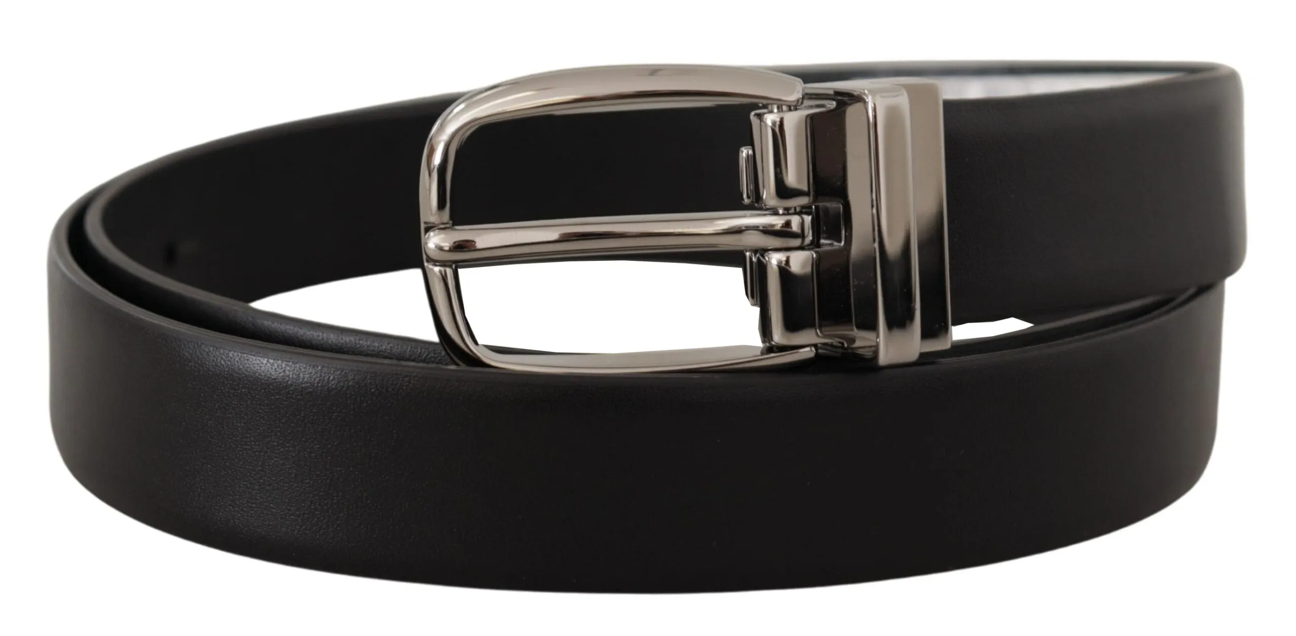 Elegant Leather Belt with Metal Buckle sold by Louxly product image thumbnail 2