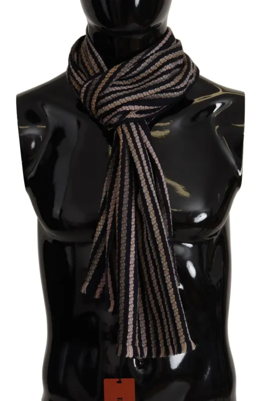 Authentic Multicolor Wool Mens Scarf sold by Louxly