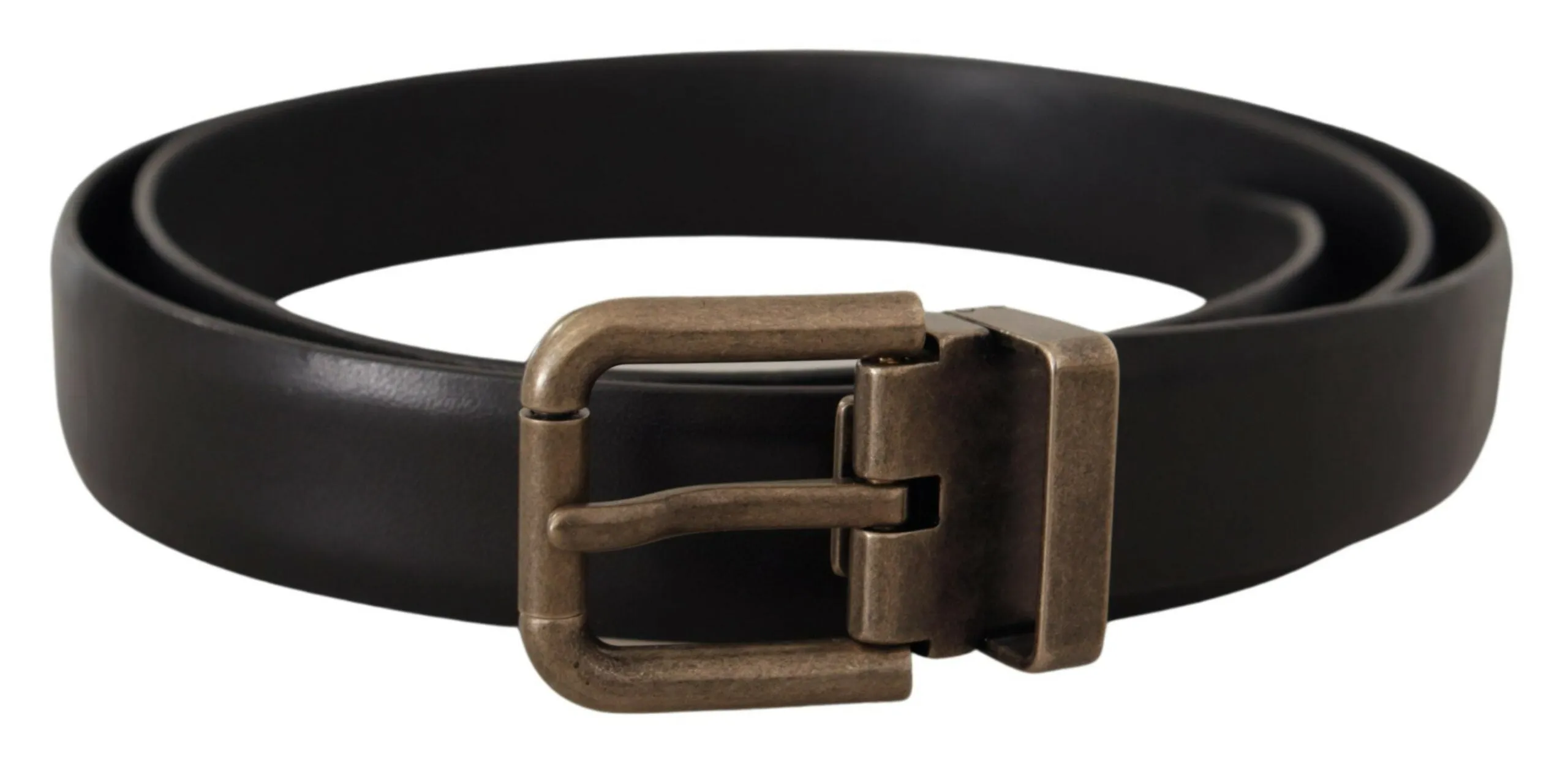 Elegant Black Calf Leather Belt sold by Louxly