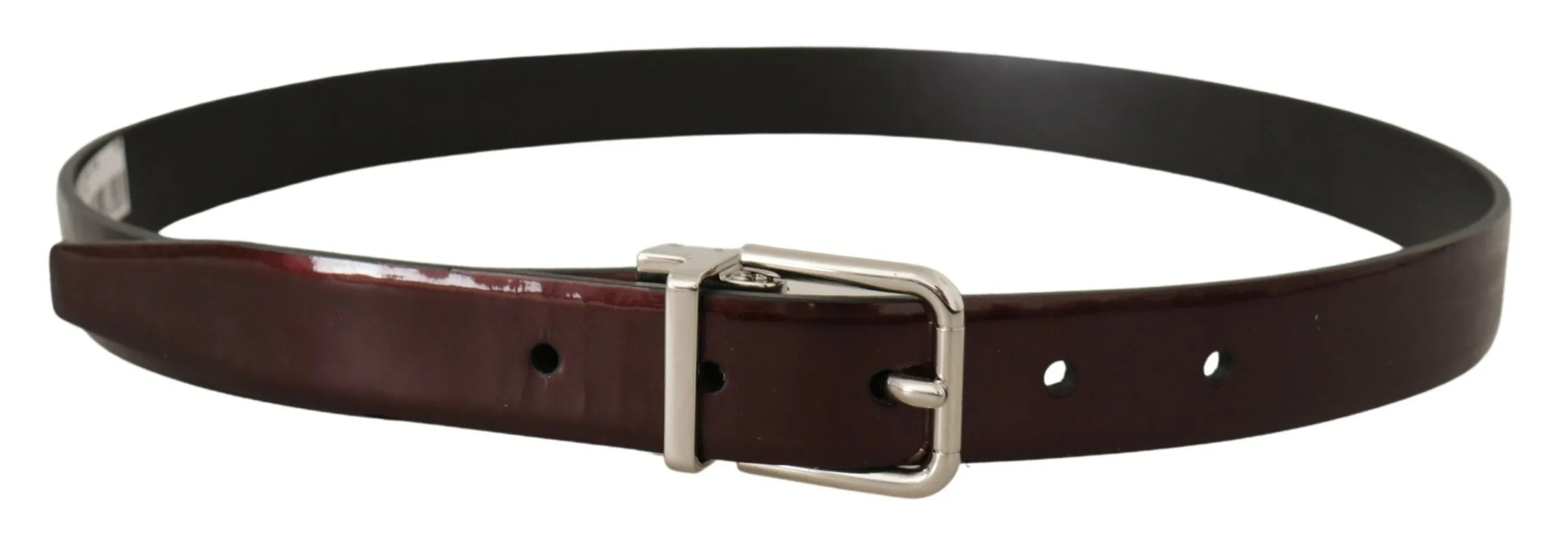 Elegant Dark Brown Patent Leather Belt sold by Louxly product image thumbnail 3