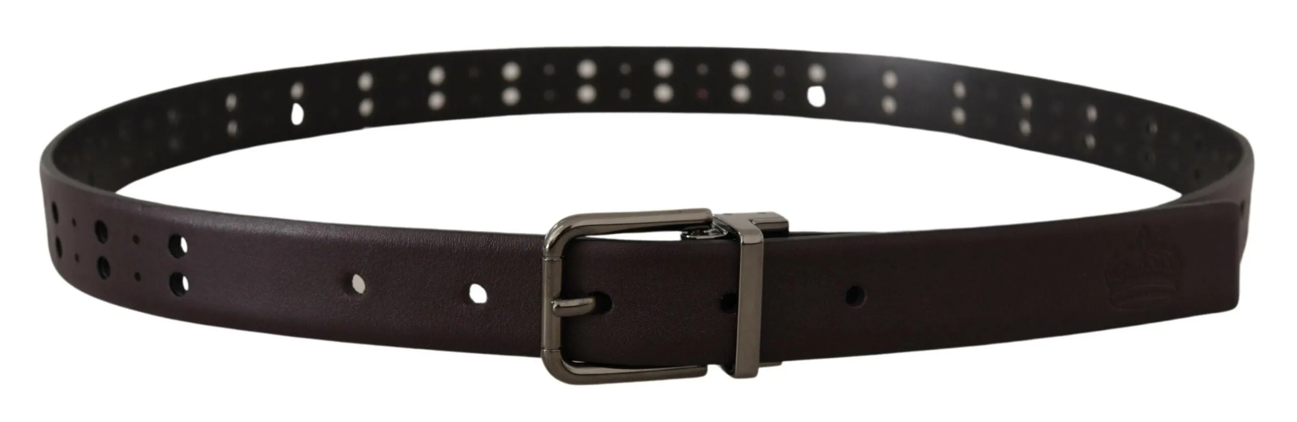 Burgundy Elegance Leather Belt sold by Louxly product image thumbnail 3