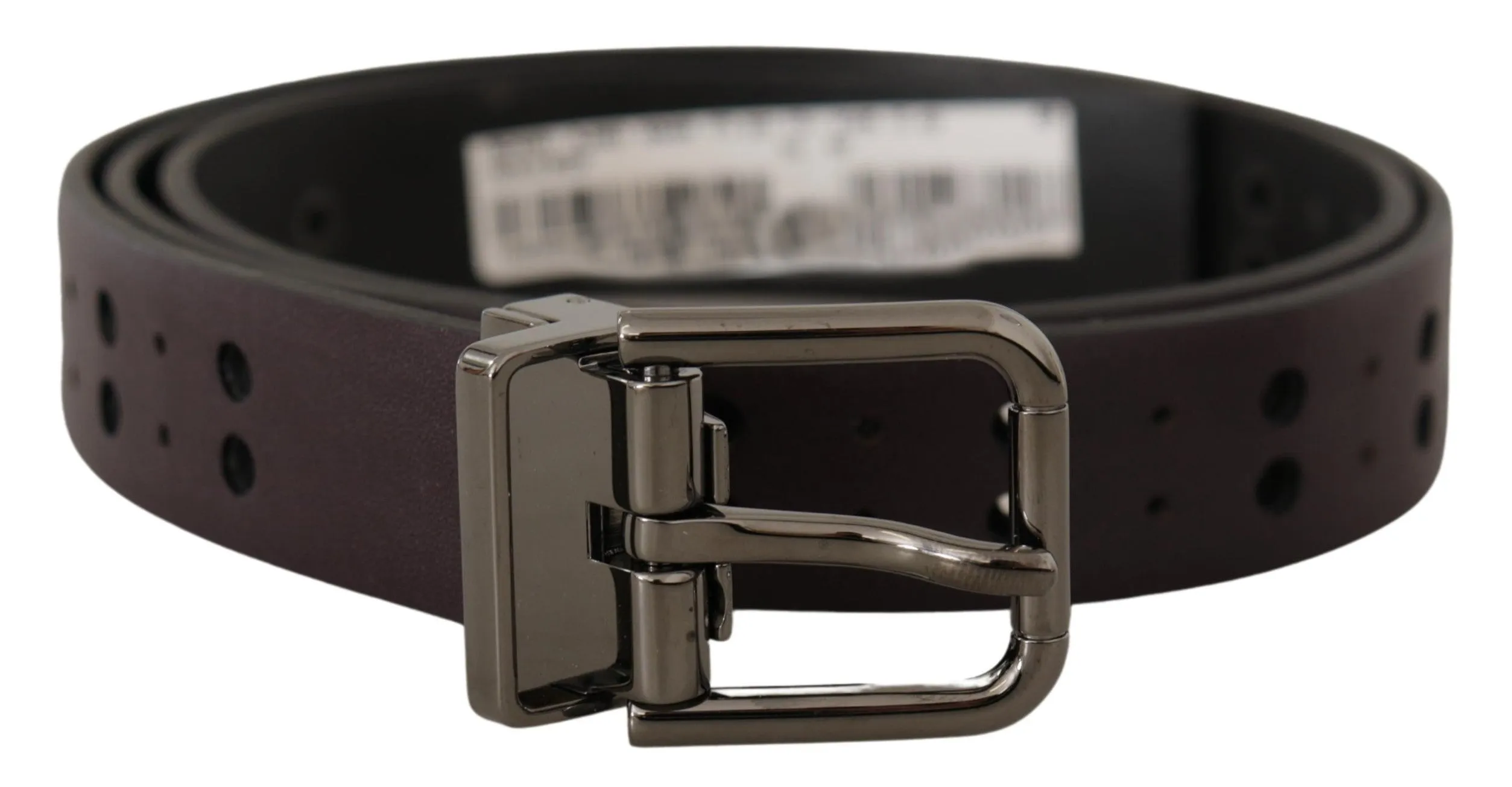 Burgundy Elegance Leather Belt sold by Louxly