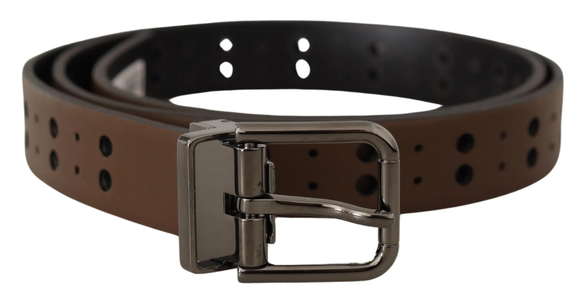 Elegant Leather Belt with Metal Buckle sold by Louxly