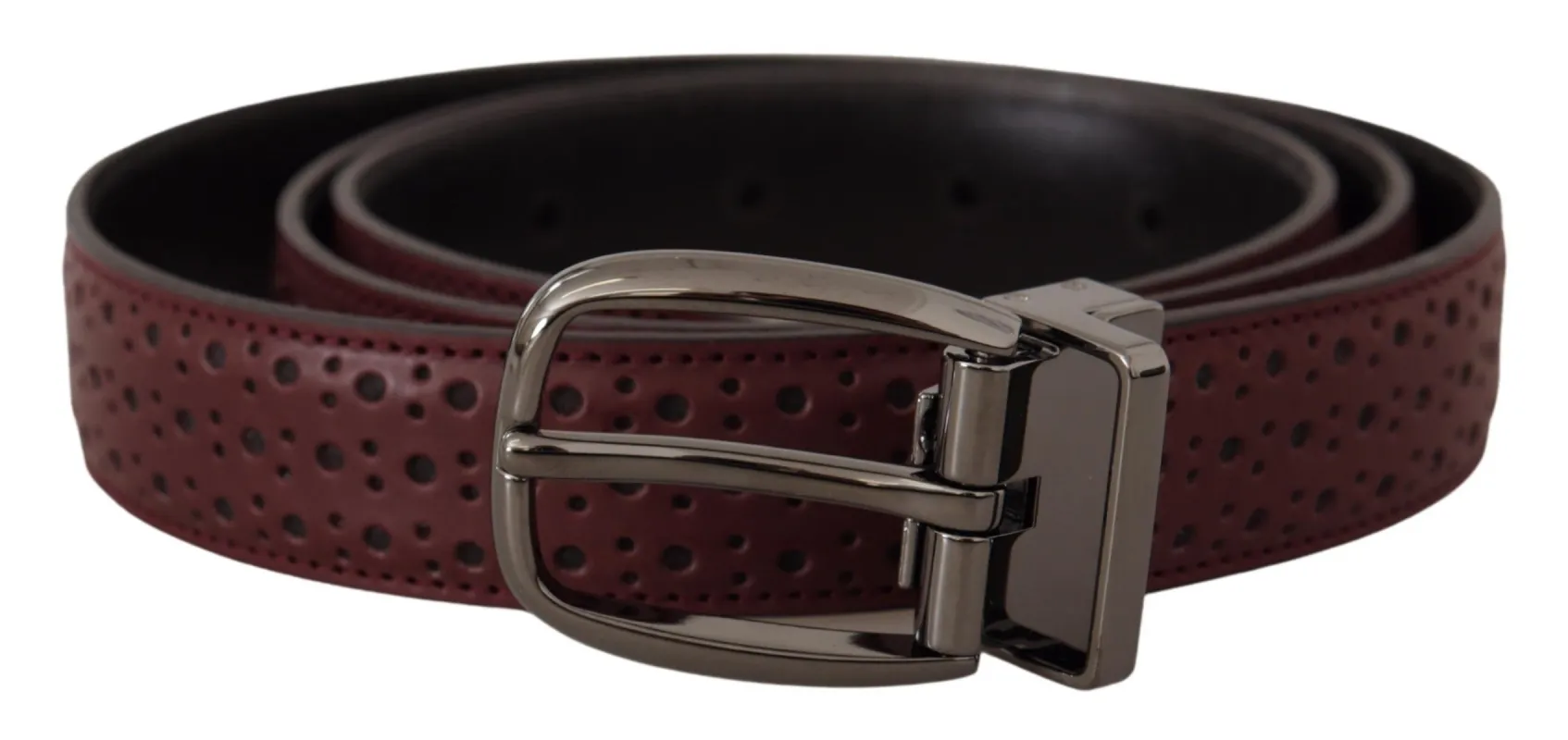 Elegant Leather Belt with Metal Buckle sold by Louxly