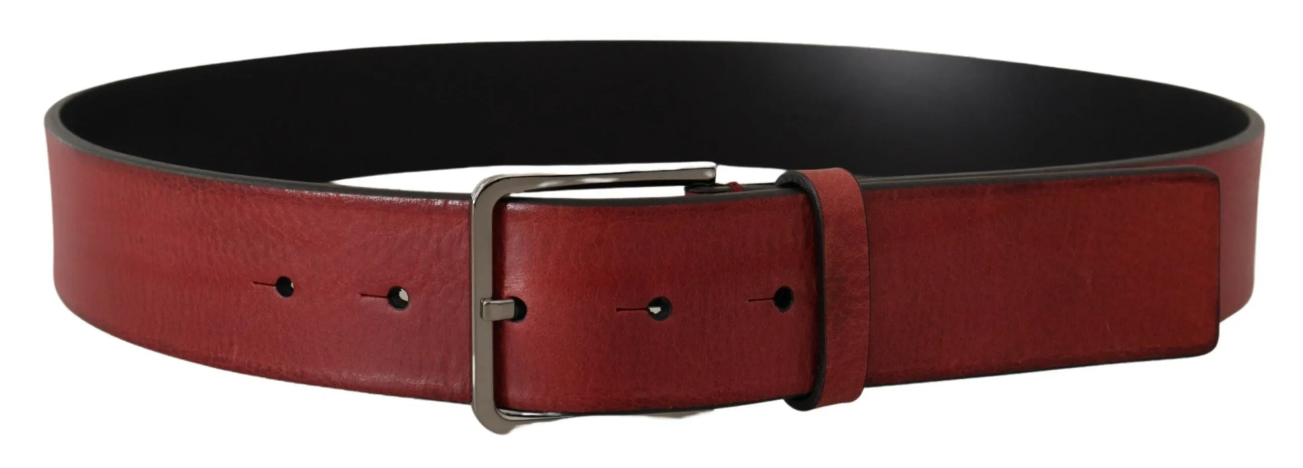 Elegant Grosgrain Leather Belt with Silver Buckle sold by Louxly product image thumbnail 3