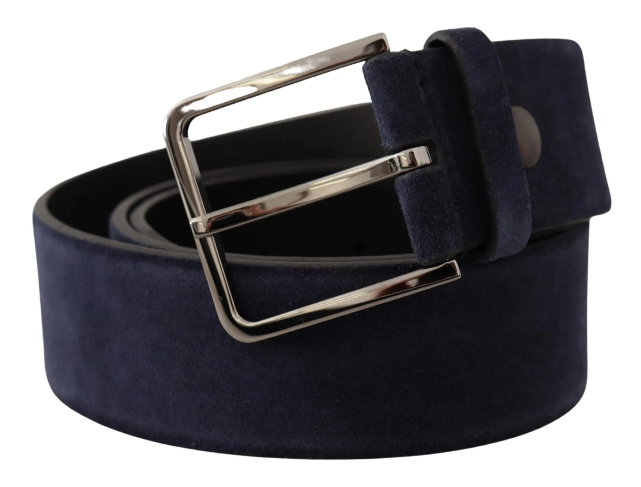 Navy Elegance Velvet Leather Belt sold by Louxly product image thumbnail 2