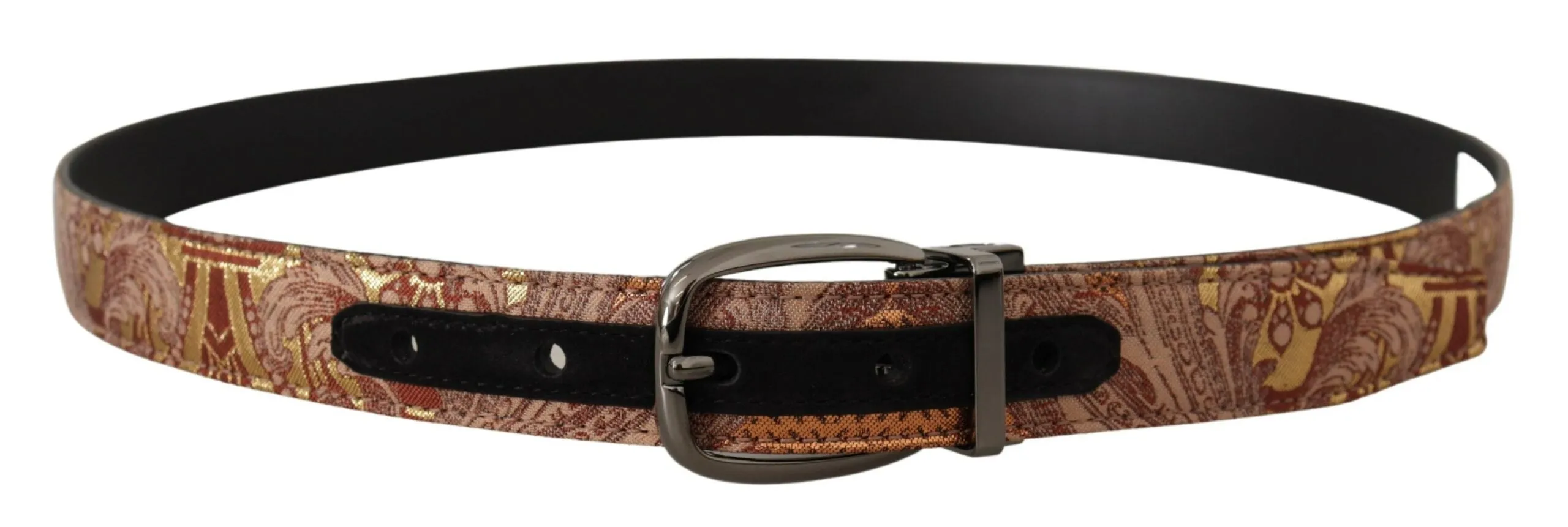 Multicolor Leather Signature Belt sold by Louxly