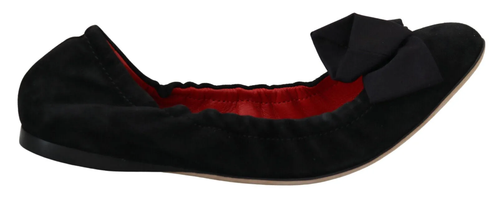 Elegant Black Suede Ballet Flats sold by Louxly