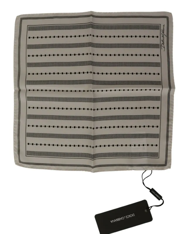 Elegant Silk Men's Square Scarf sold by Louxly
