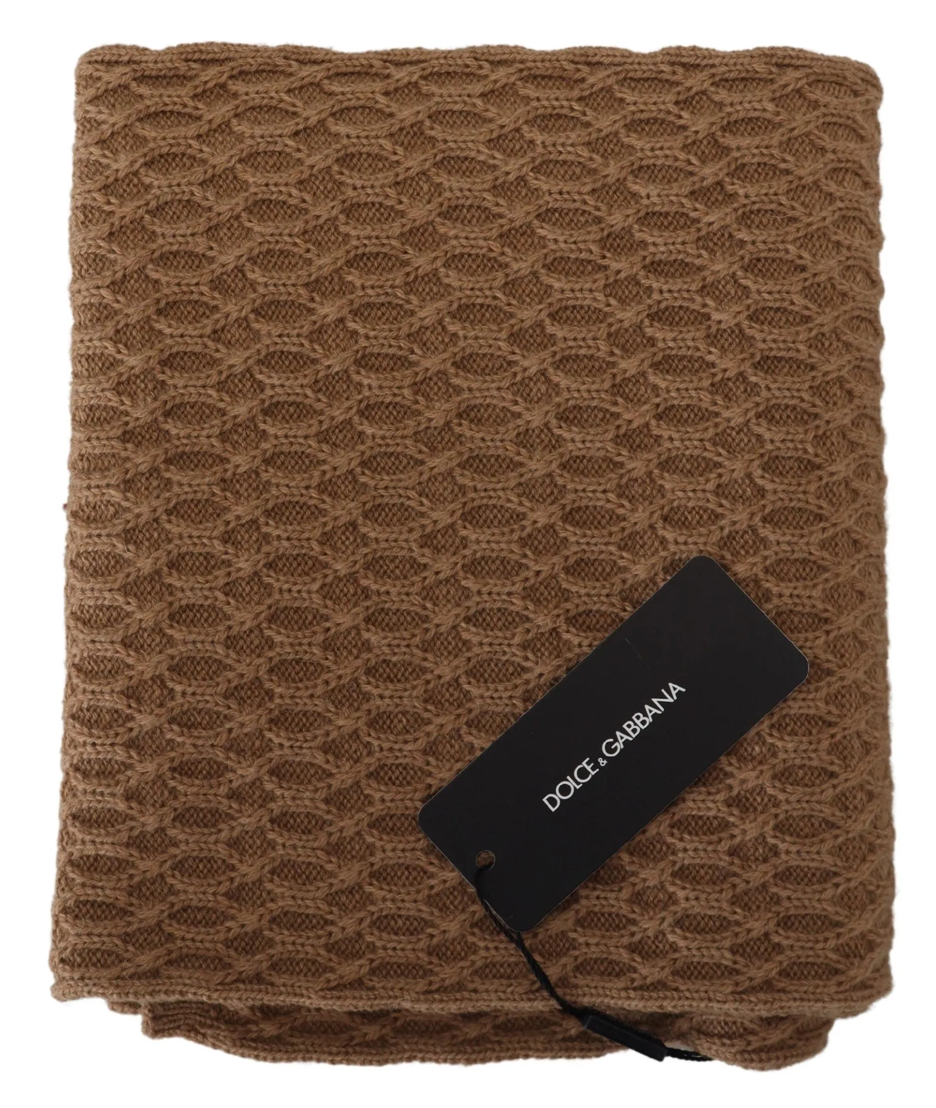 Elegant Dark Brown Knitted Scarf sold by Louxly product image thumbnail 2