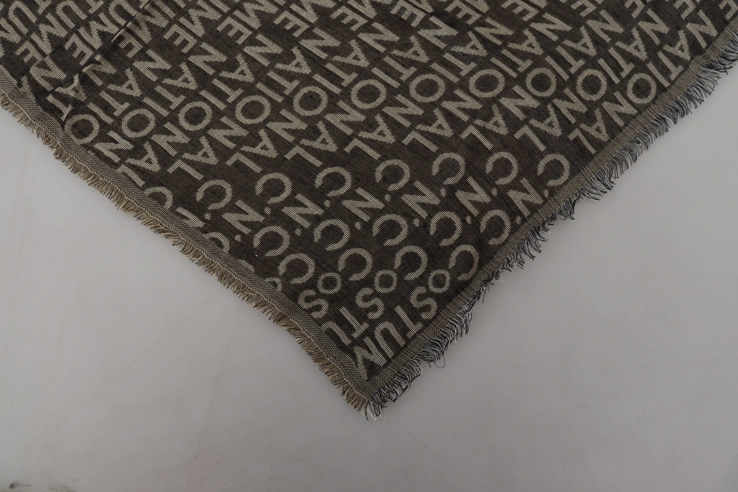 Chic Fringed Viscose-Silk Scarf sold by Louxly product image thumbnail 2