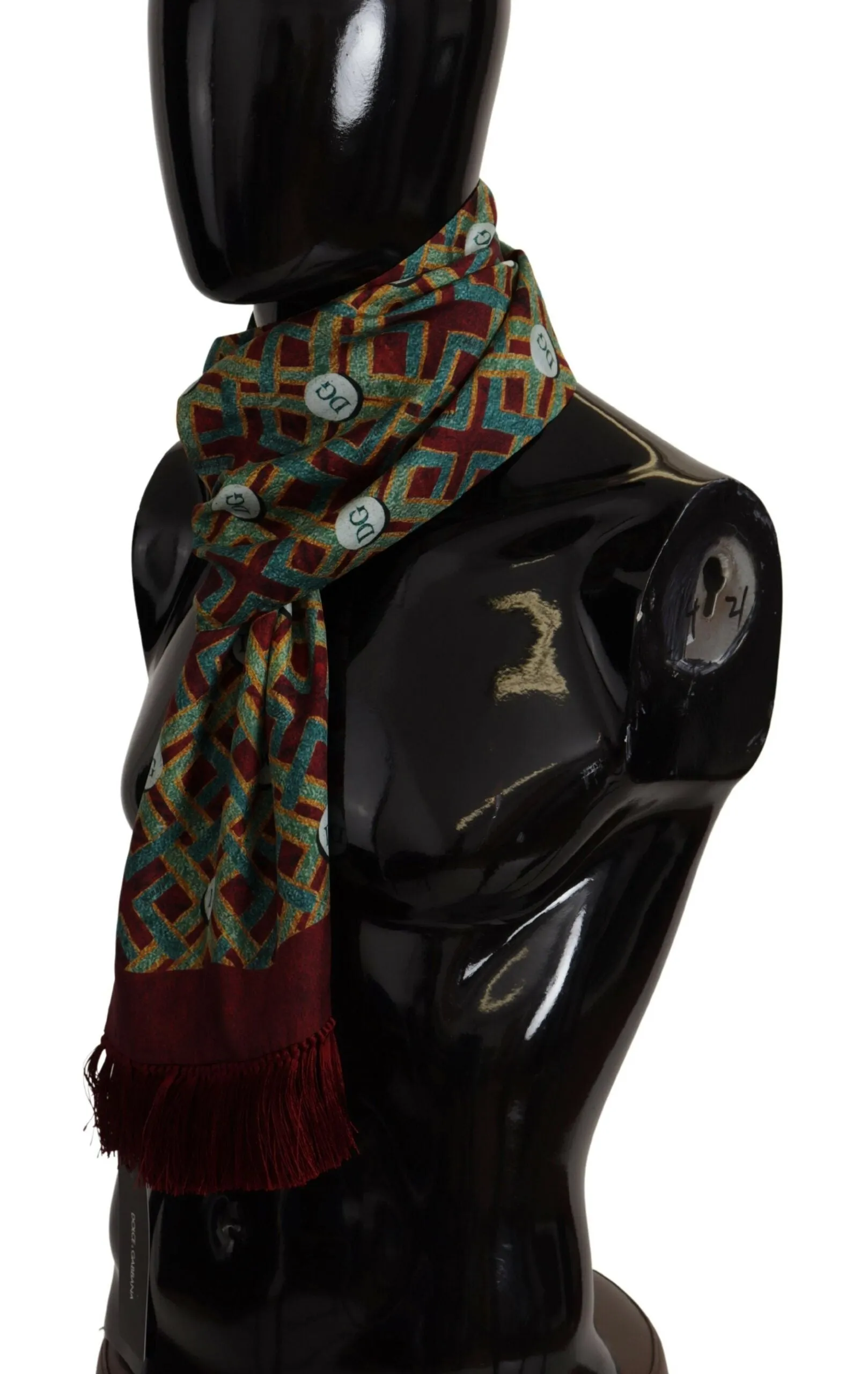 Elegant Multicolor Silk Men's Scarf Wrap sold by Louxly product image thumbnail 2