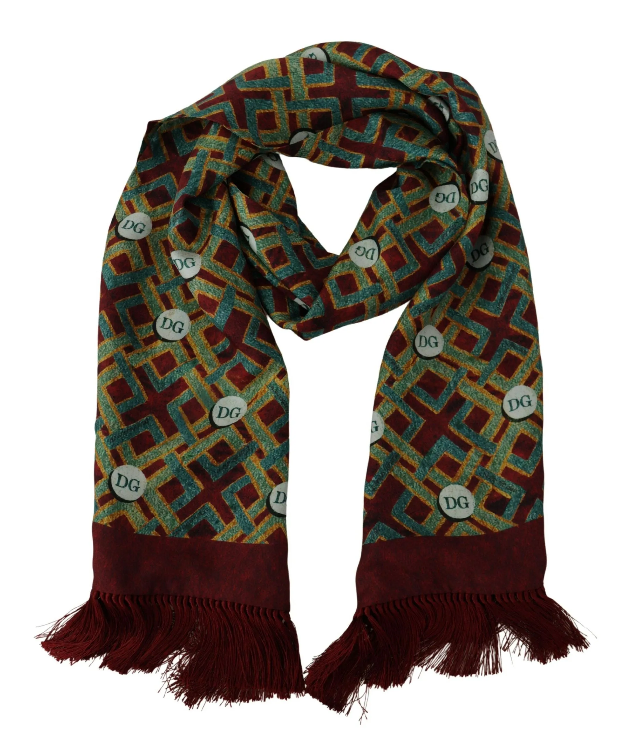 Elegant Multicolor Silk Men's Scarf Wrap sold by Louxly product image thumbnail 3