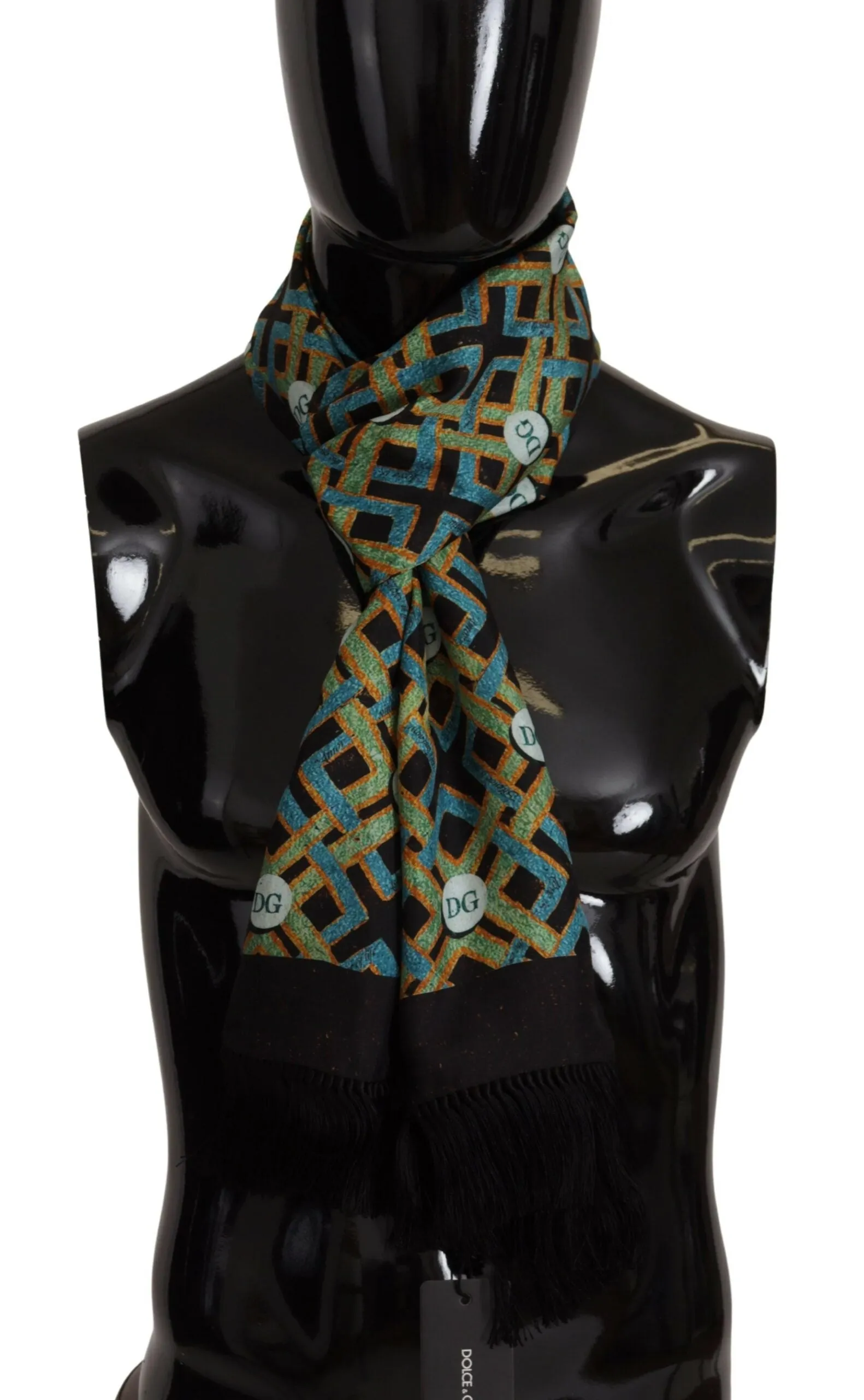 Elegant Multicolor Silk Men's Scarf sold by Louxly