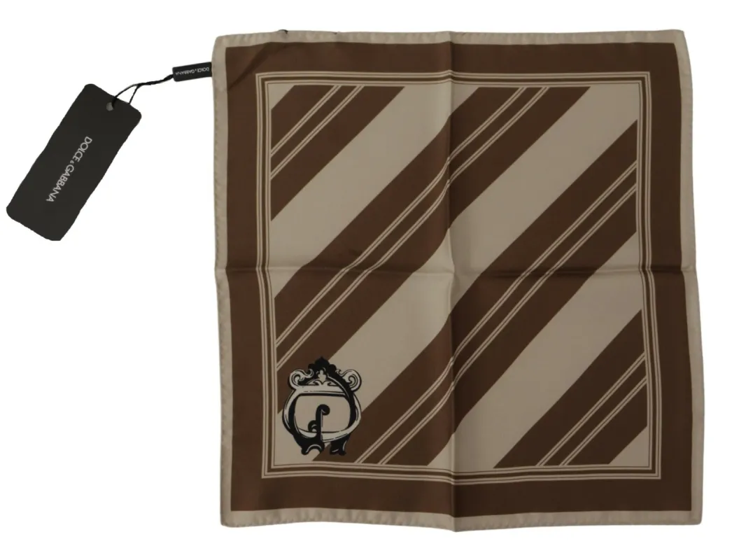 Elegant Striped Silk Men's Scarf sold by Louxly