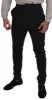 Elegant Black Striped Chino Pants sold by Louxly