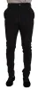 Elegant Black Striped Chino Pants sold by Louxly