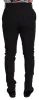 Elegant Black Striped Chino Pants sold by Louxly
