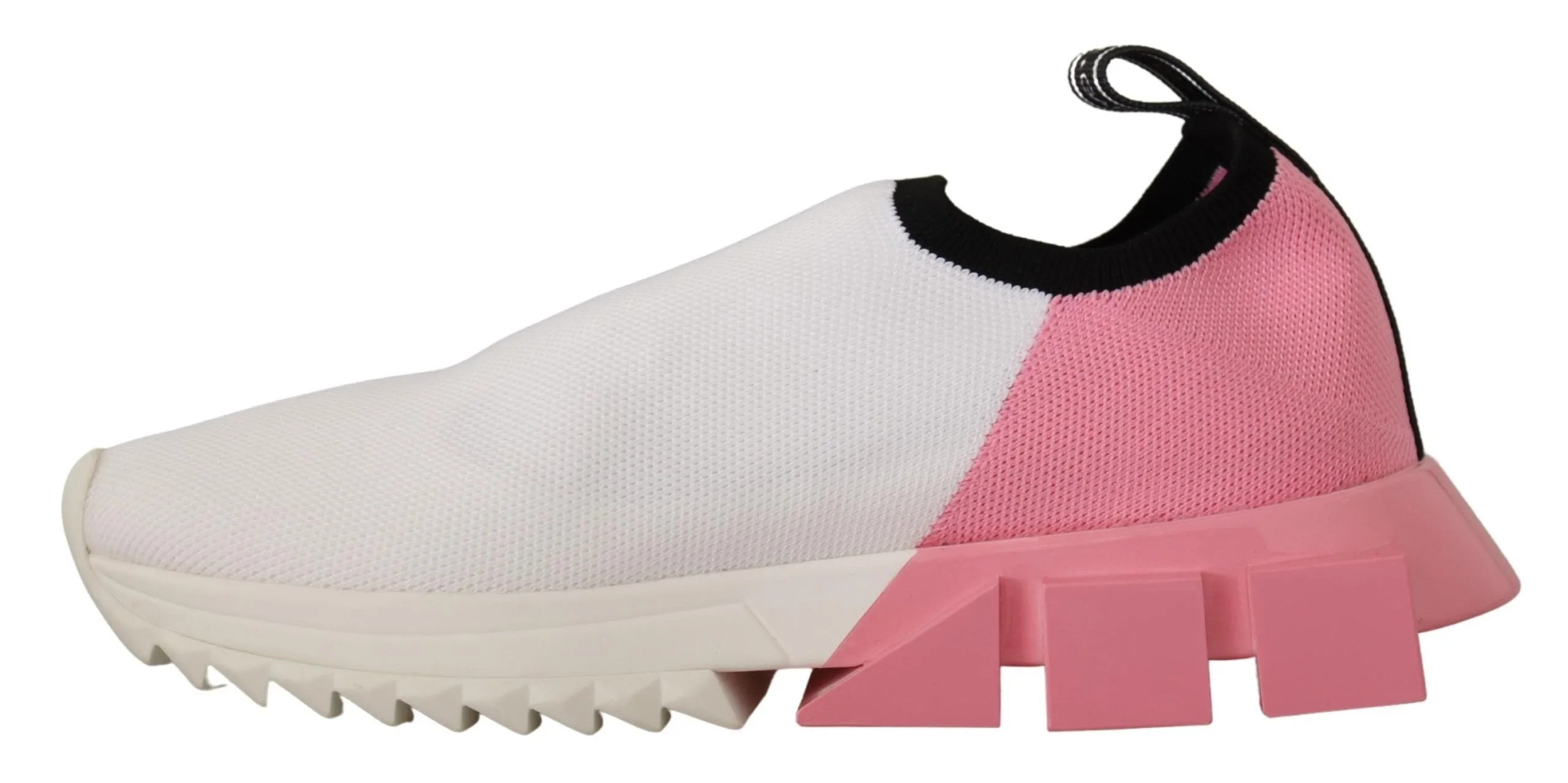 Elegant Sorrento Slip-On Sneakers in White & Pink sold by Louxly product image thumbnail 3
