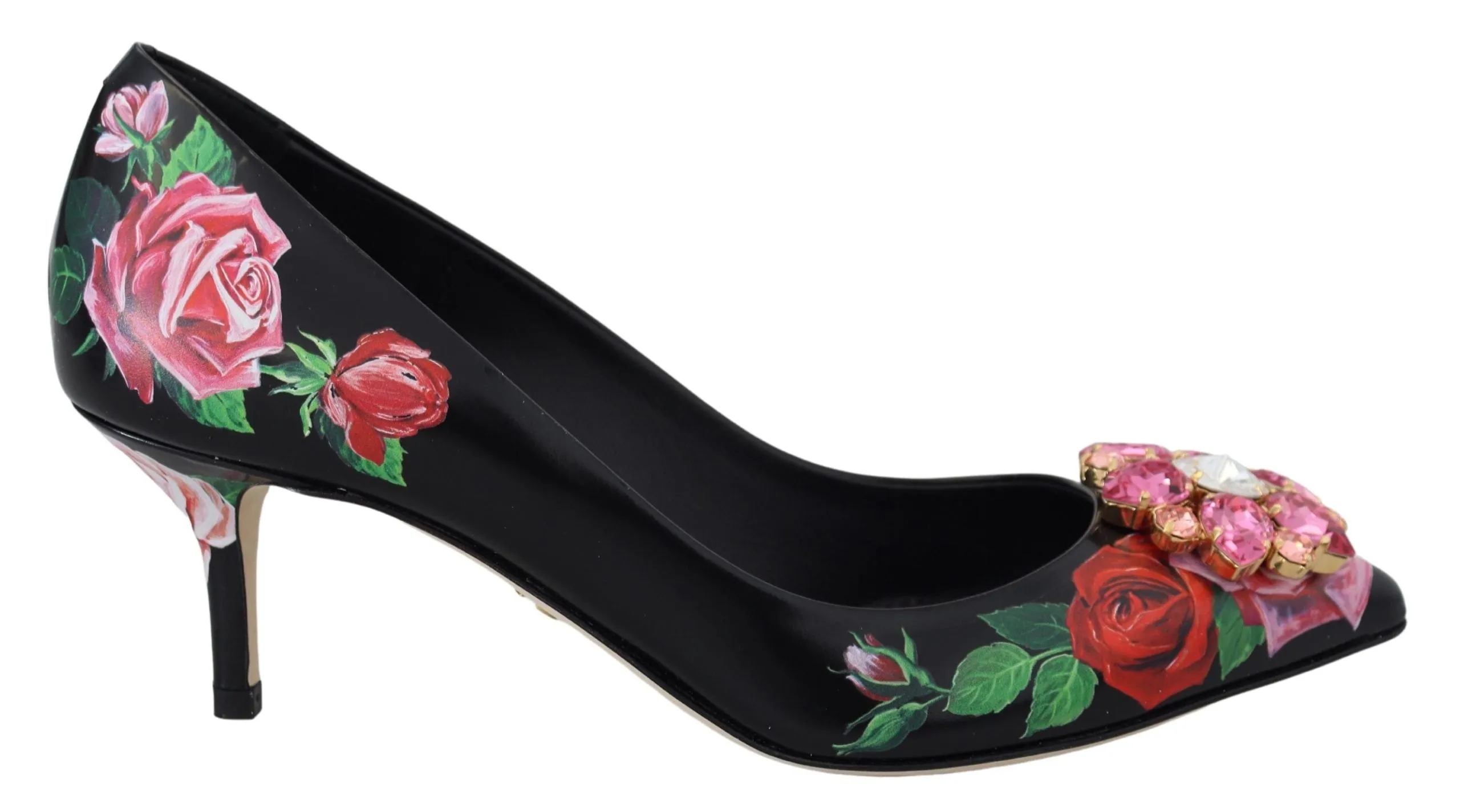 Elegant Floral Crystal Pumps sold by Louxly