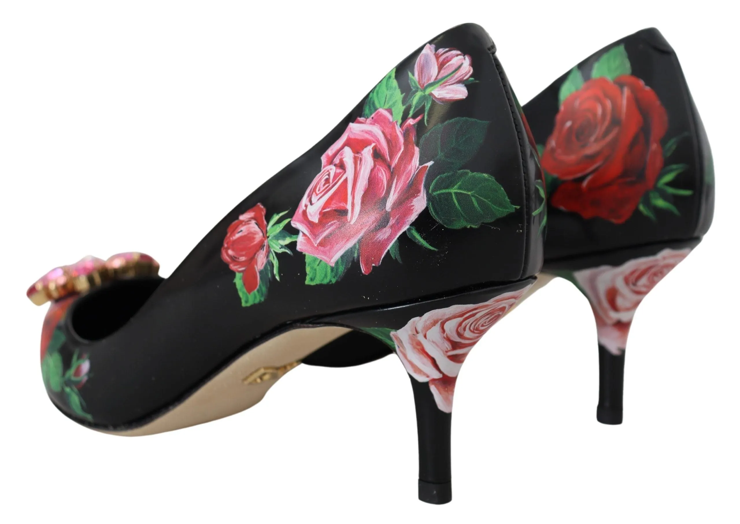 Elegant Floral Crystal Pumps sold by Louxly product image thumbnail 4
