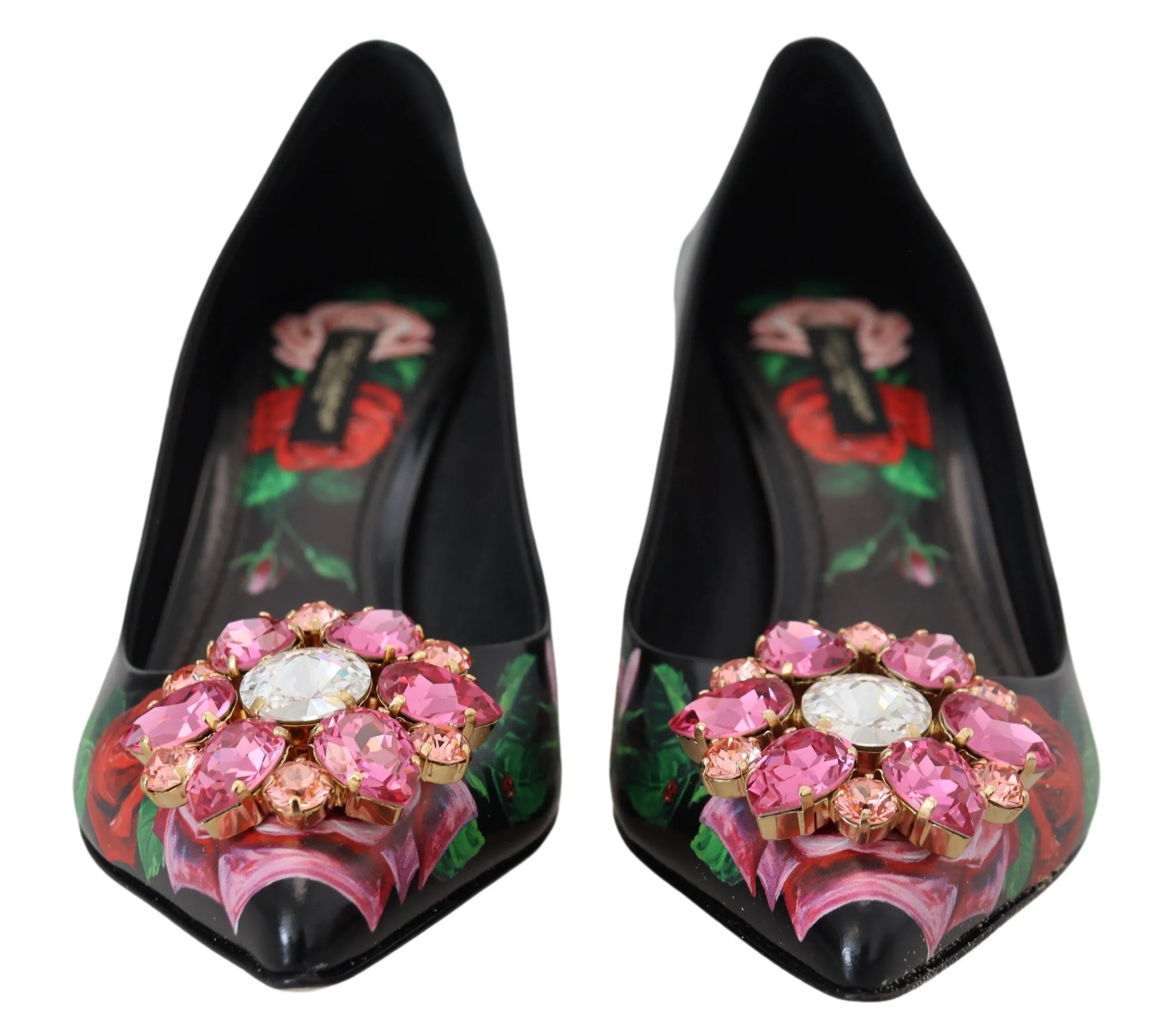 Elegant Floral Crystal Pumps sold by Louxly product image thumbnail 2