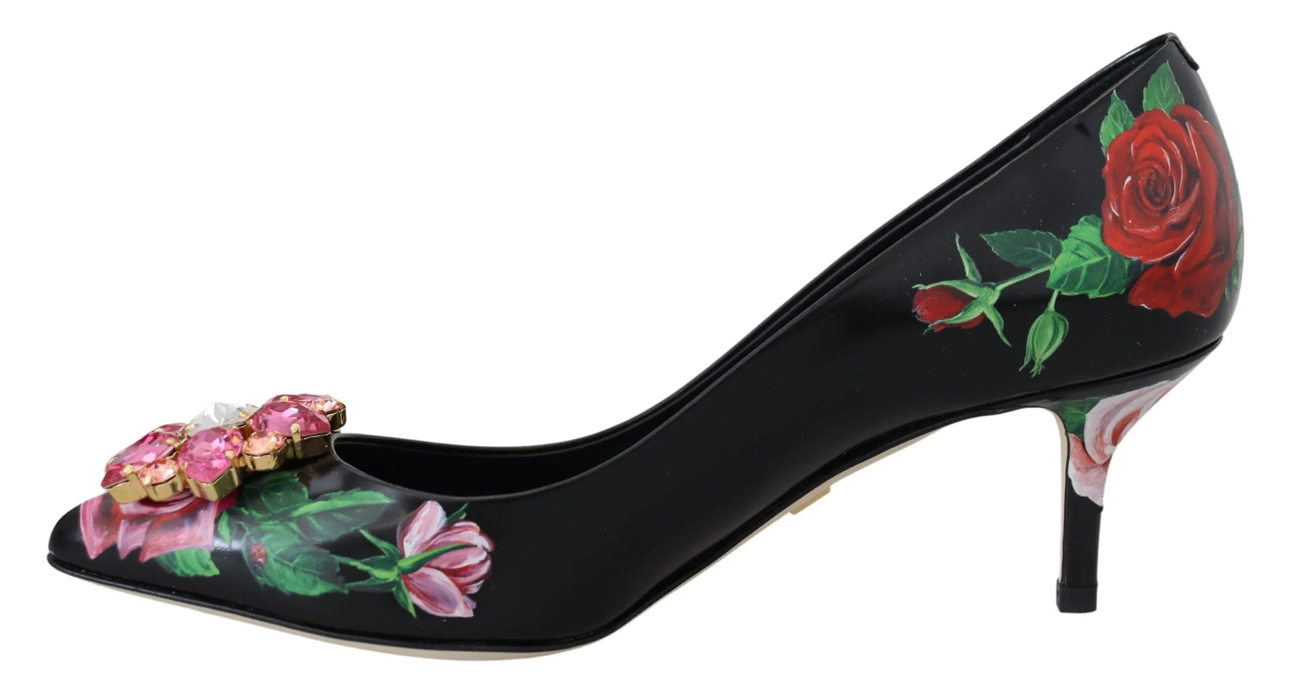 Elegant Floral Crystal Pumps sold by Louxly product image thumbnail 5