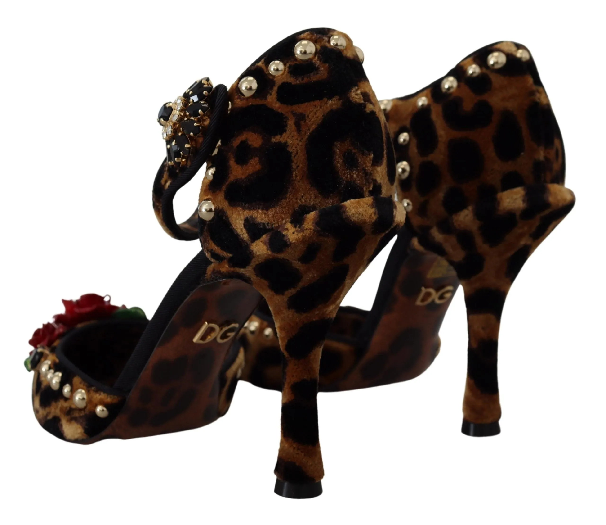 Chic Leopard Ankle Strap Sandal Heels sold by Louxly product image thumbnail 4
