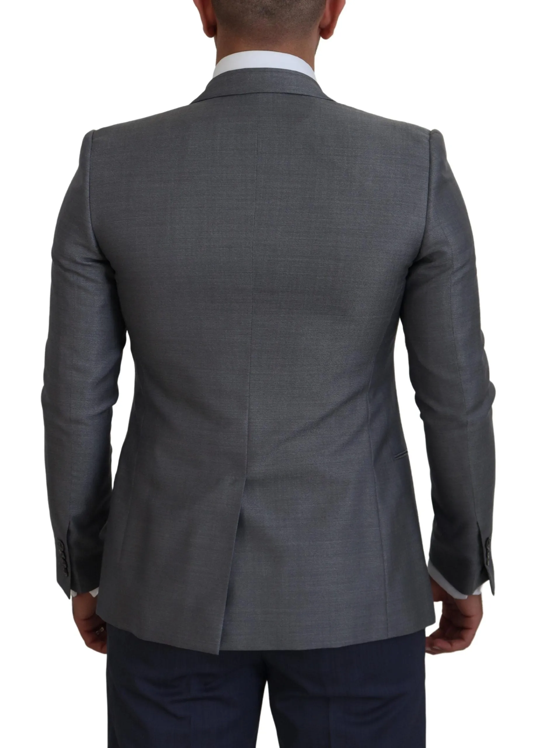 Elegant Light Gray Sicilia Blazer Jacket sold by Louxly product image thumbnail 3