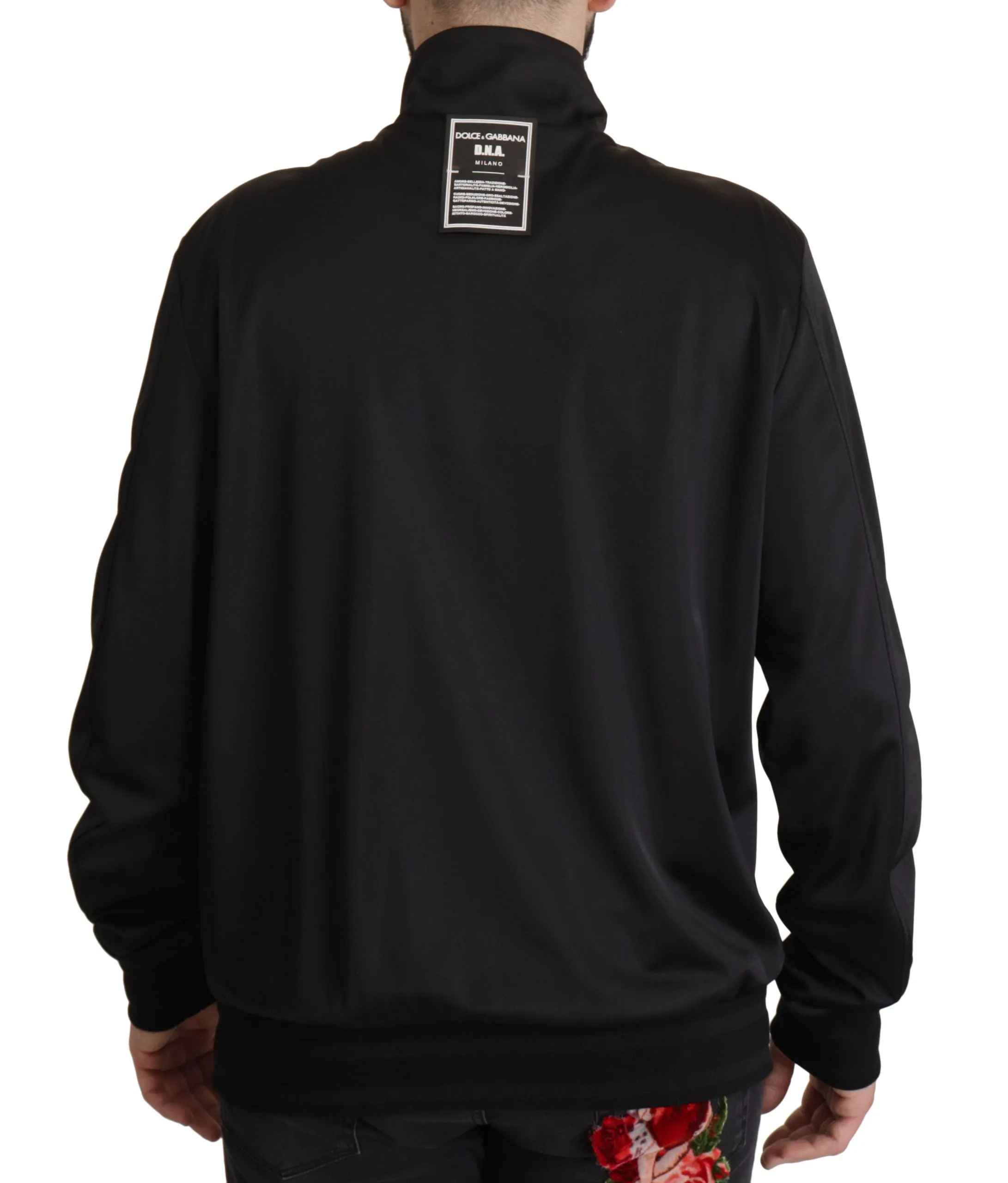 Elegant Black Full Zip Sweater sold by Louxly product image thumbnail 3