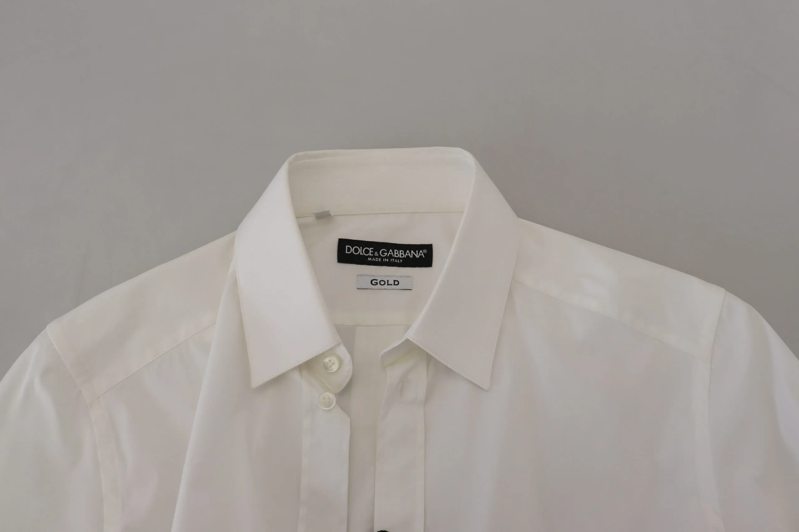 Dazzling White Slim Fit Dress Shirt sold by Louxly product image thumbnail 5