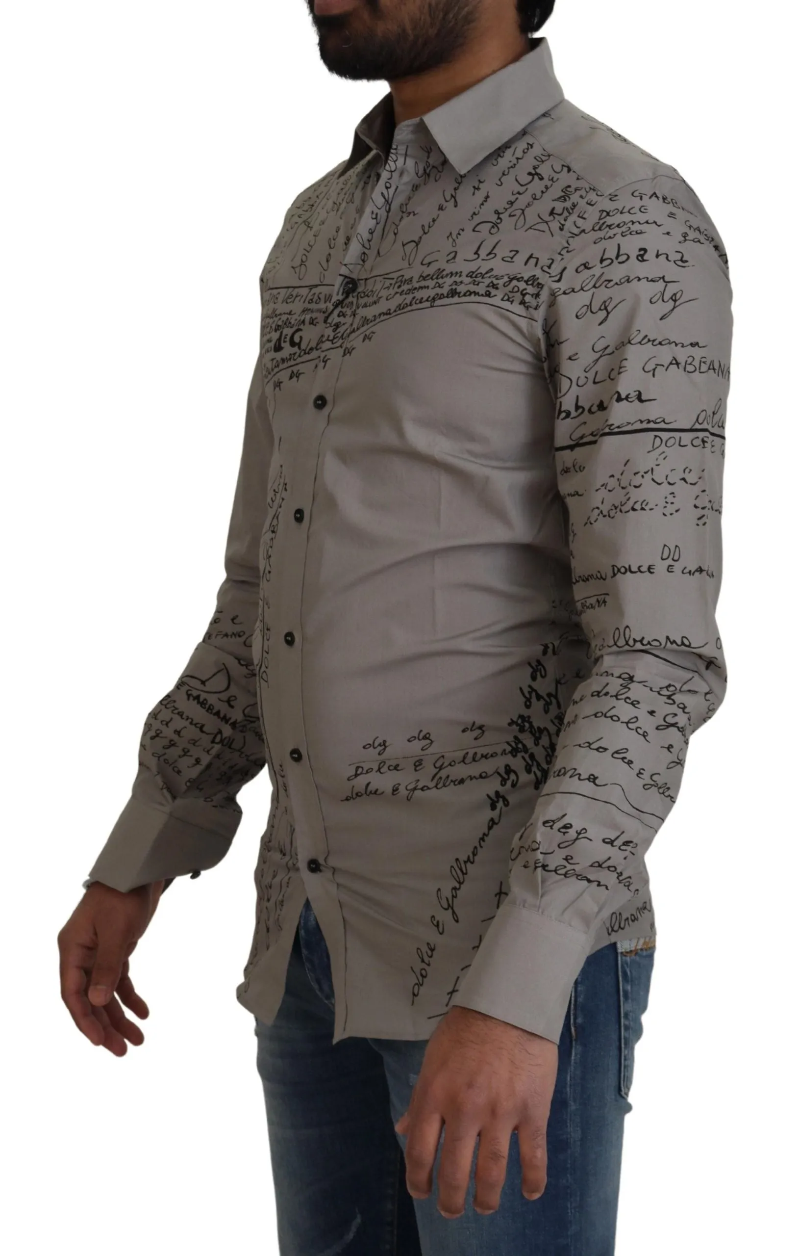 Elegant Slim Fit Cotton Dress Shirt sold by Louxly product image thumbnail 2