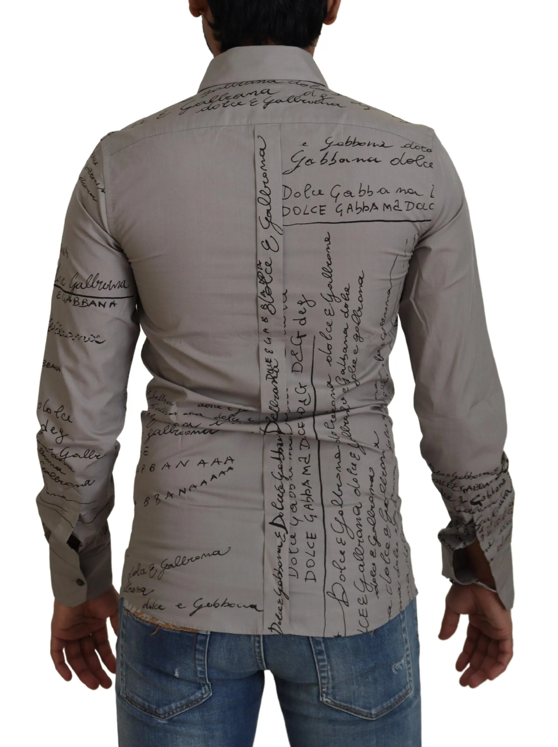 Elegant Slim Fit Cotton Dress Shirt sold by Louxly product image thumbnail 3