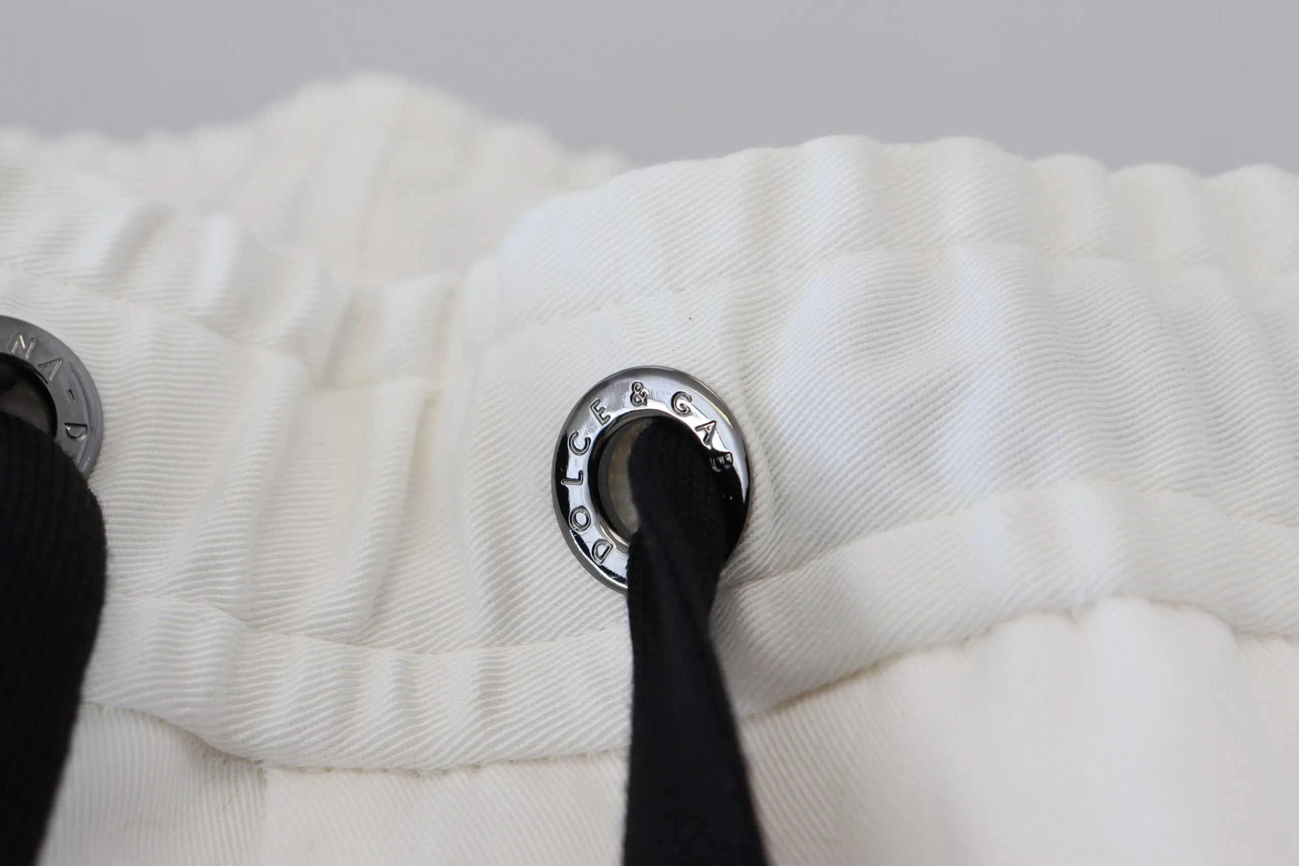 Elegant White Cotton Jogger Pants sold by Louxly product image thumbnail 5