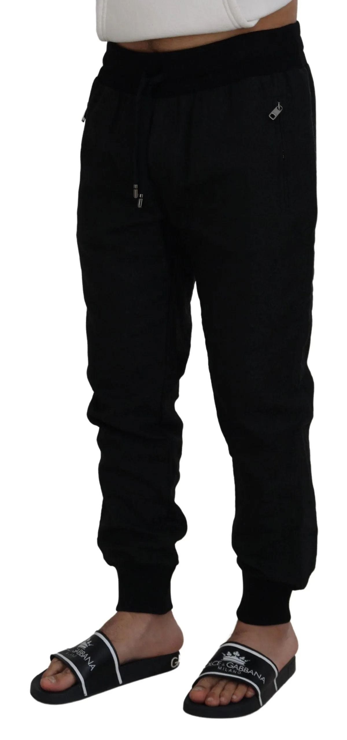 Elegant Black Jogger Pants for the Modern Man sold by Louxly product image thumbnail 2
