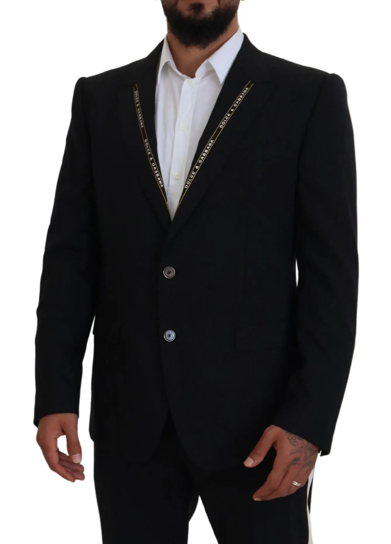 Sicilian Style Black Single Breasted Blazer sold by Louxly product image thumbnail 5