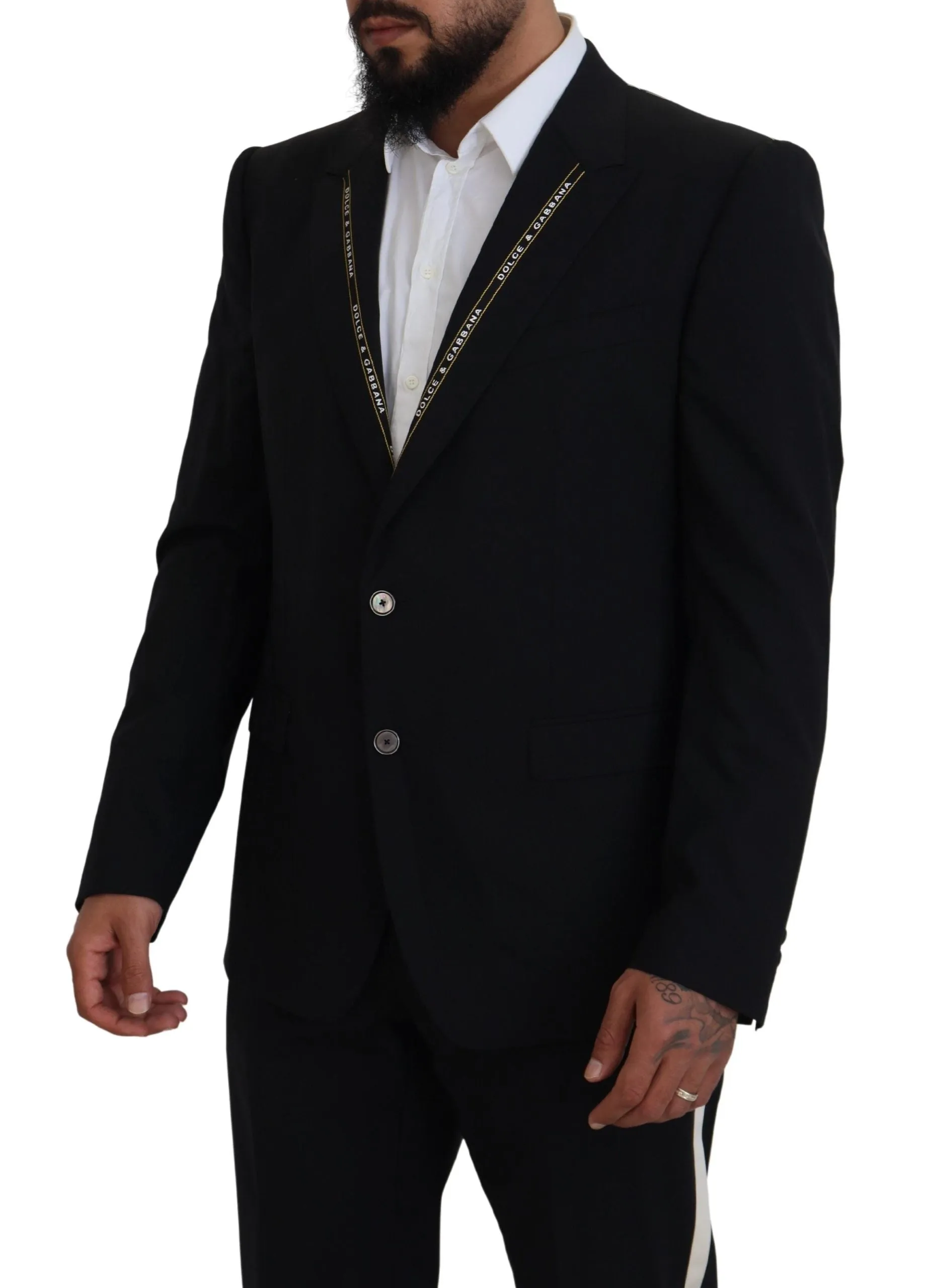 Sicilian Style Black Single Breasted Blazer sold by Louxly product image thumbnail 2