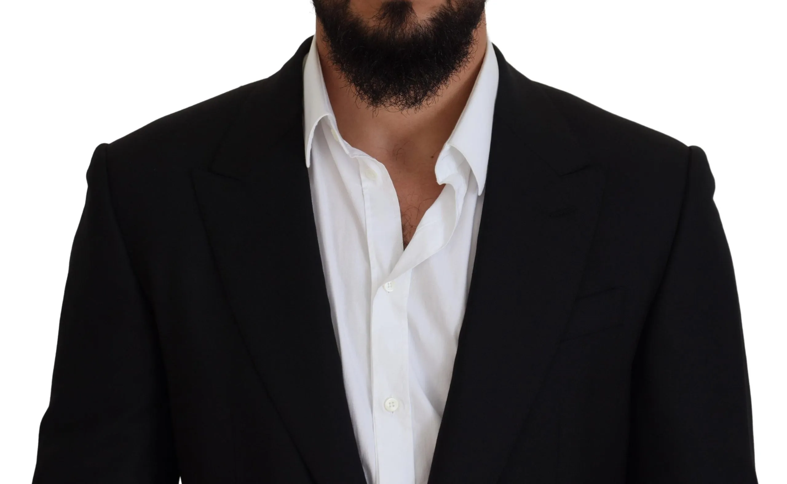 Elegant Single-Breasted Wool Blend Blazer sold by Louxly product image thumbnail 4