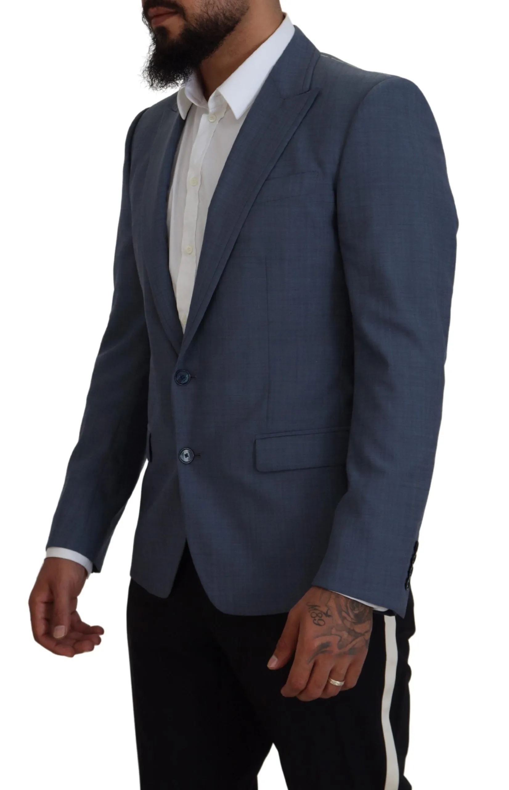 Elegant Blue Single Breasted Sport Blazer sold by Louxly product image thumbnail 2