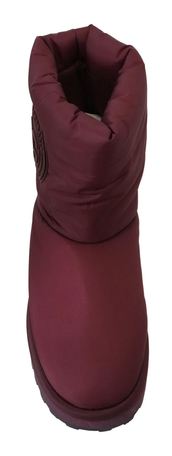 Elegant Bordeaux Mid Calf Boots sold by Louxly product image thumbnail 5