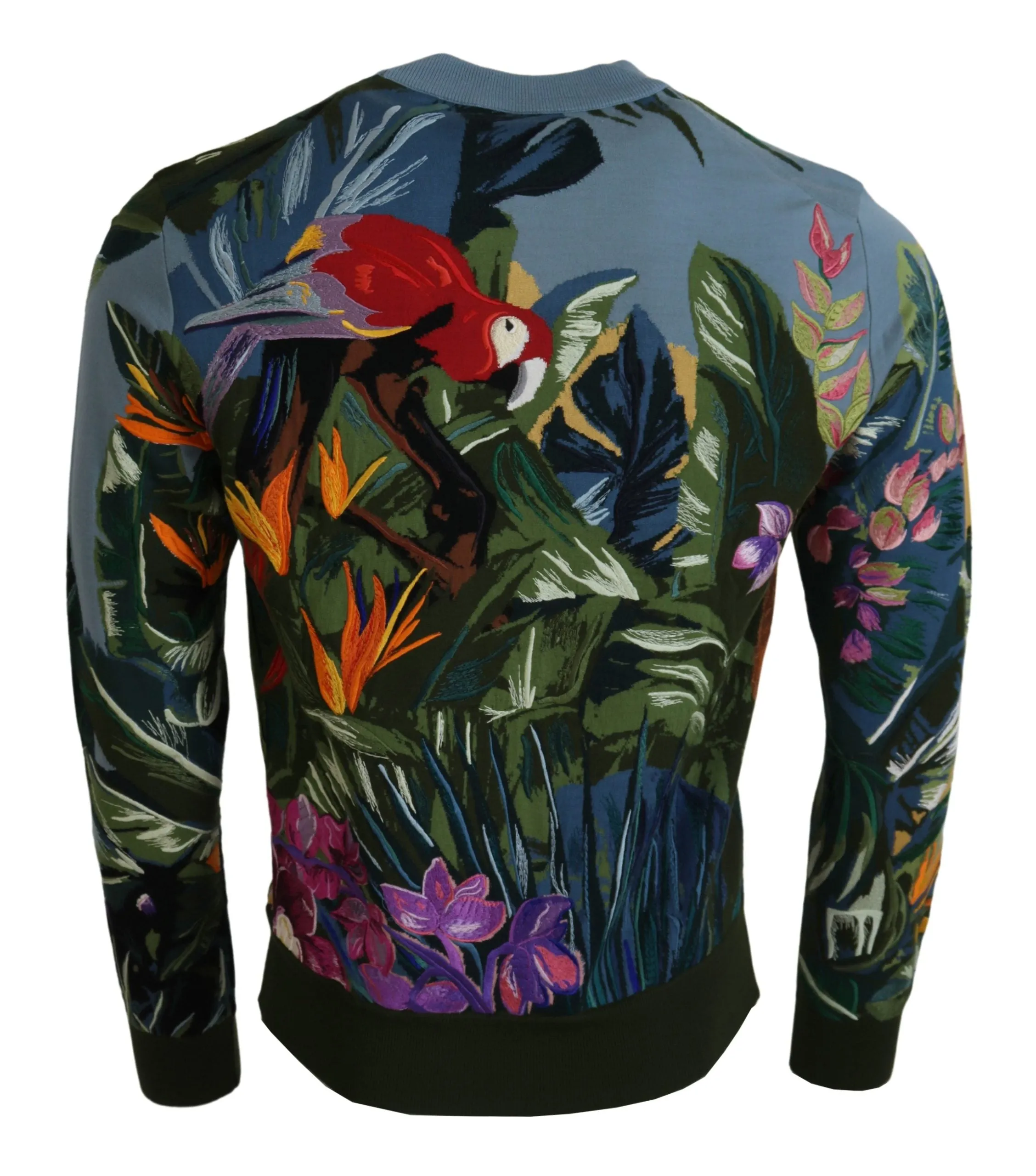 Jungle Embroidered Wool-Silk Sweater sold by Louxly product image thumbnail 2
