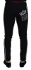Elegant Black Slim Fit Denim Pants sold by Louxly